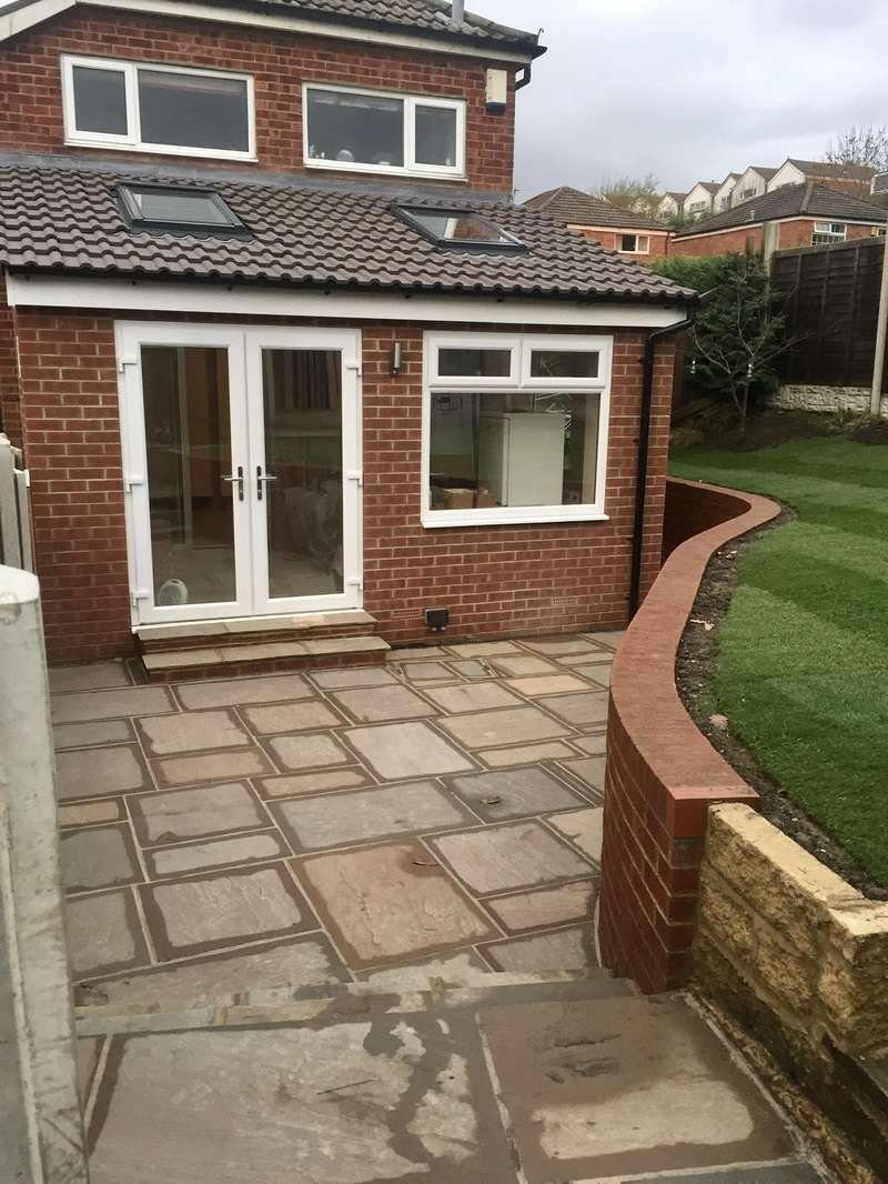 House extension with French doors by MT Joinery
